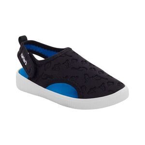 NWT‎ Carters Toddler Shark Water Shoes Sz 6 Black Padded Salinas Sandals